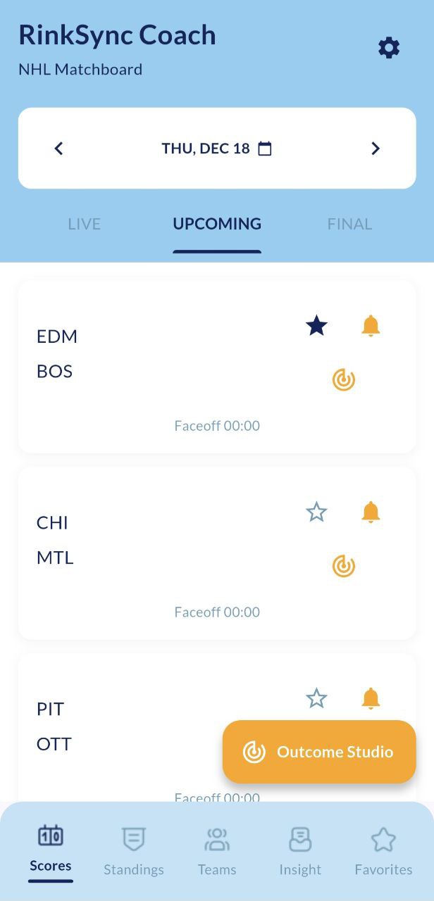 Ice Fish Hockey Live Scoreboard